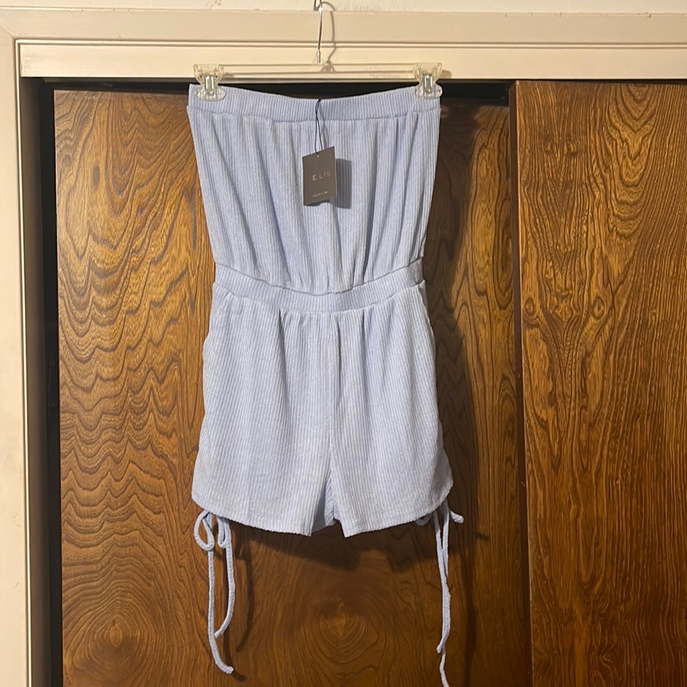 Le Lis NWT lined tube top romper,sz.S